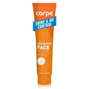 Carpe Sweat Absorbing Face Lotion for Oily Skin. Fragrance Free. 1.35 oz