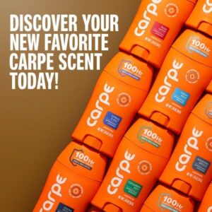 Carpe Antiperspirant Deodorant for Men. Sandalwood & Clean Sport – 2 Pack